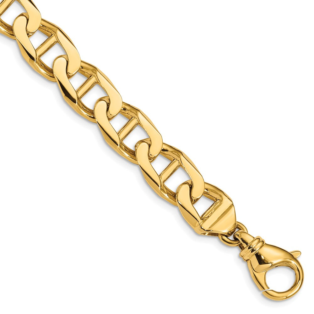 10k Hand-Polished Anchor Link Bracelet