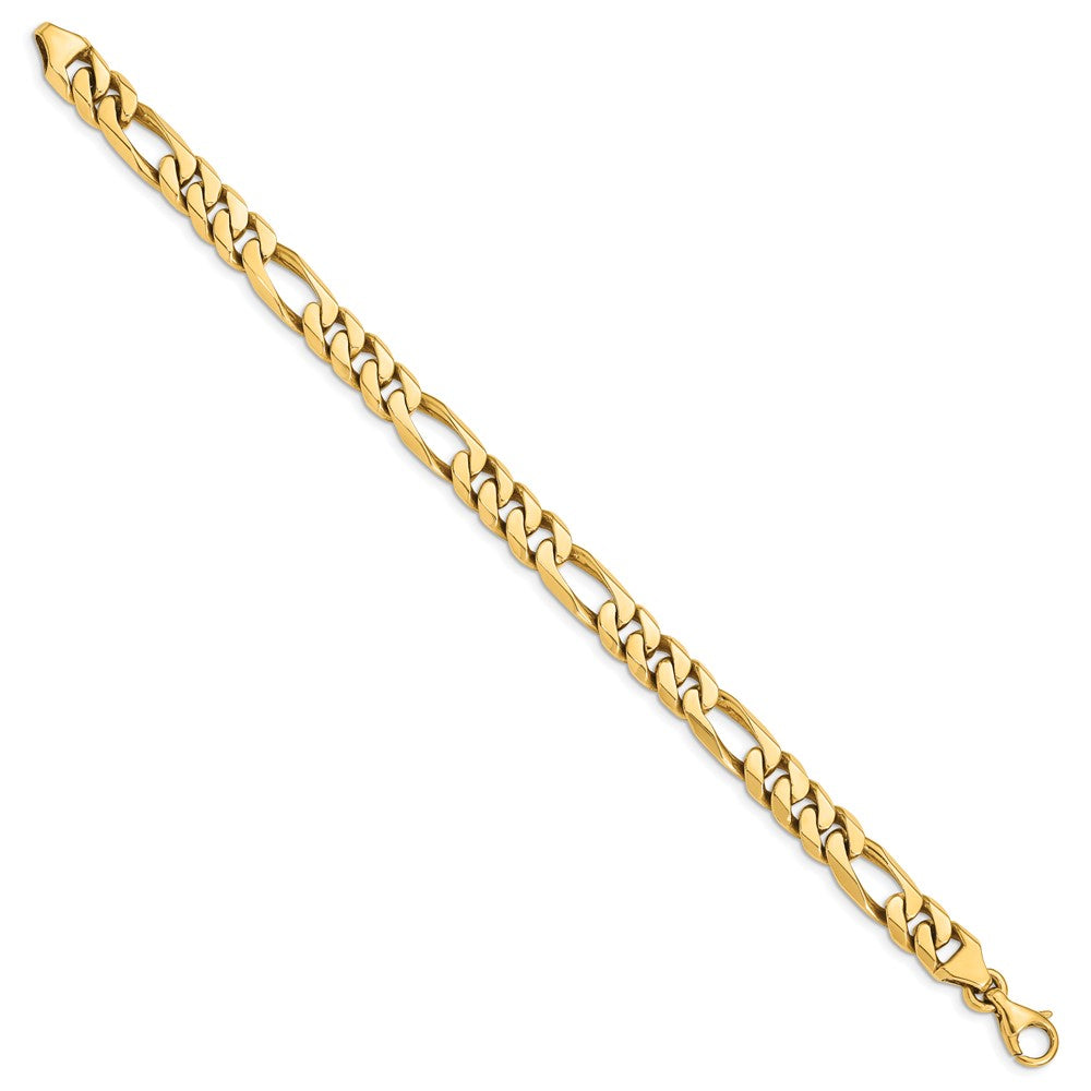 10k Hand-polished Figaro Link Bracelet