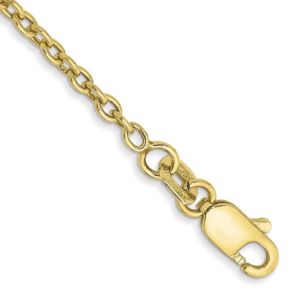 10k Forzantine Cable Chain Anklet