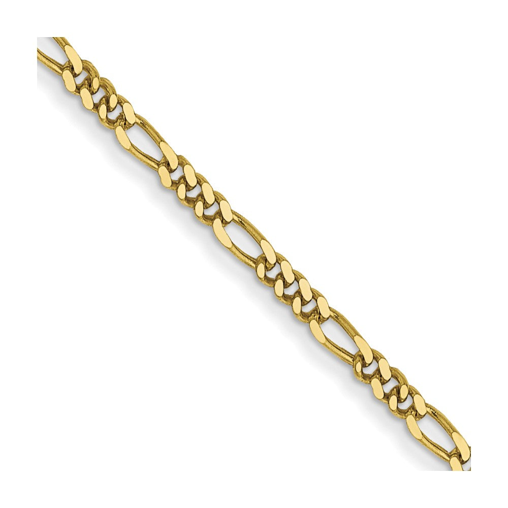 10k Flat Figaro Chain