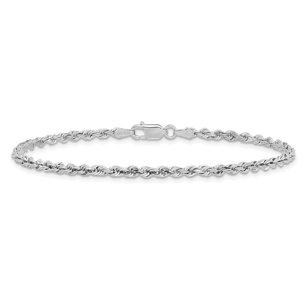 10k White Gold D/C Quadruple Rope Chain