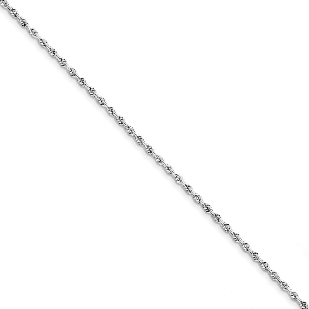 10k White Gold D/C Quadruple Rope Chain