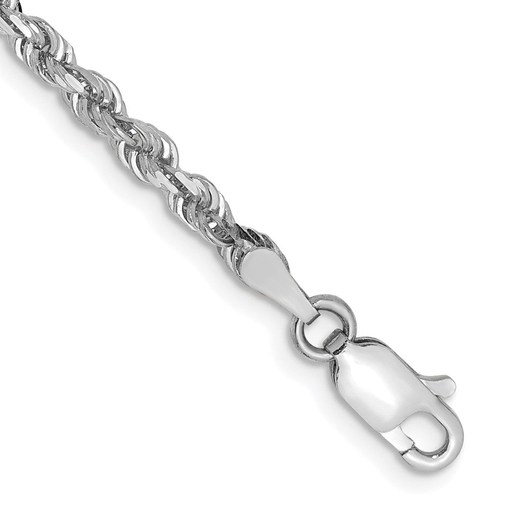 10k White Gold D/C Quadruple Rope Chain