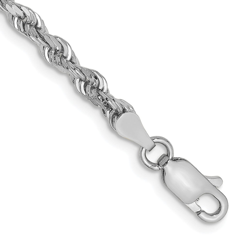 10k White Gold D/C Quadruple Rope Chain