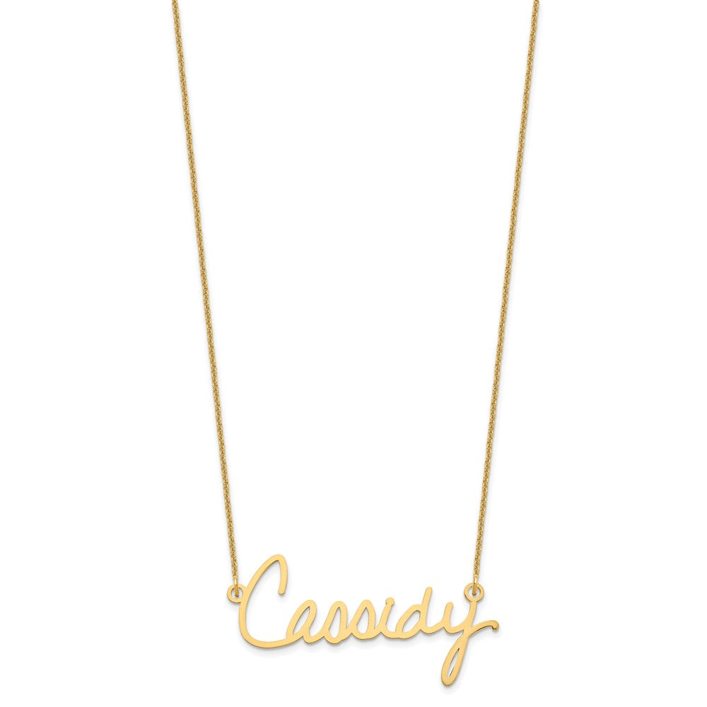 10k Yellow Gold Signature Necklace