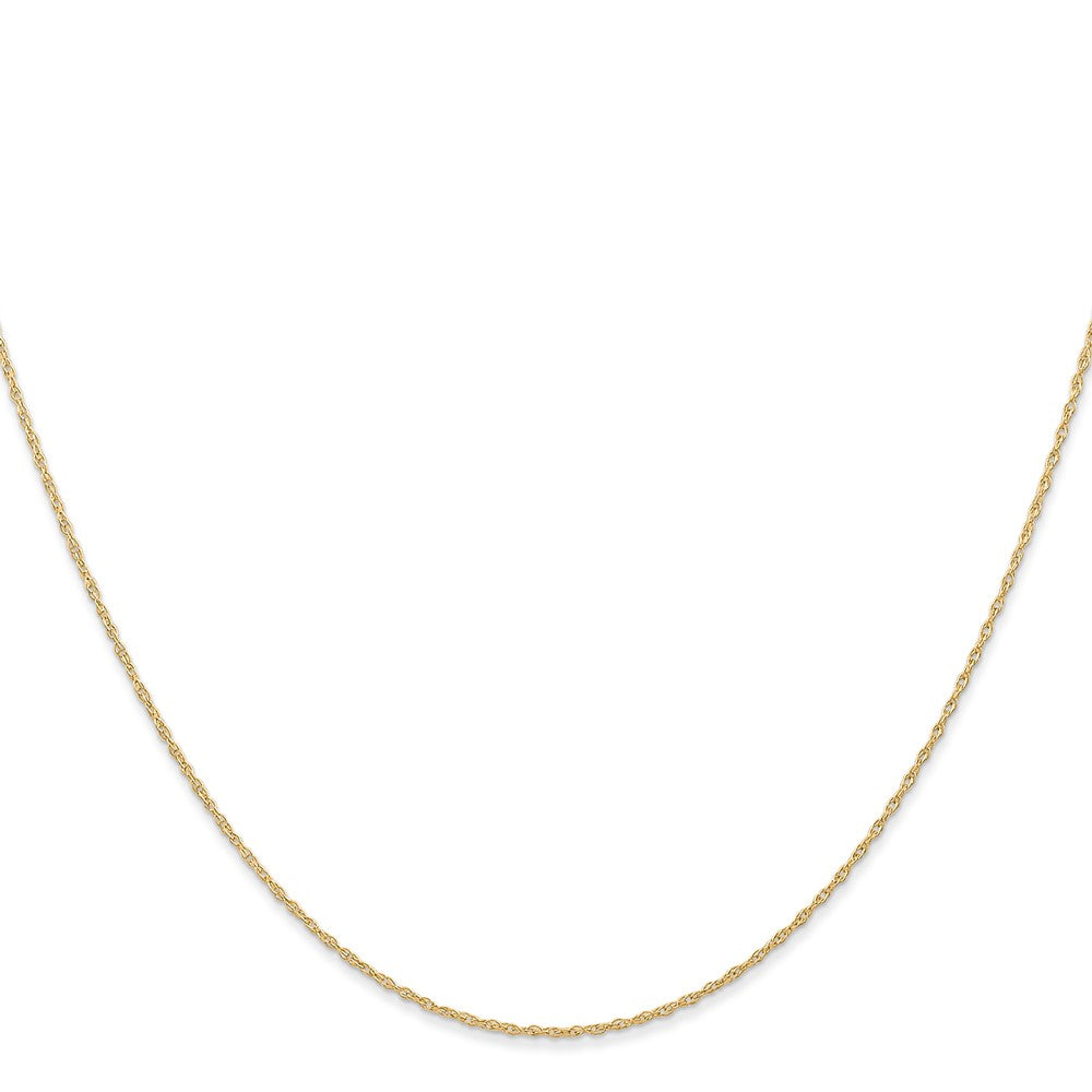 14K Carded Cable Rope with Spring Ring Clasp Chain