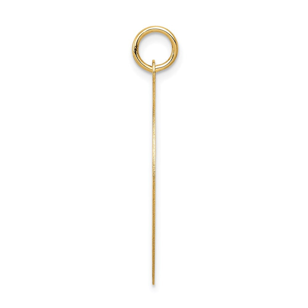 14K HAPPY ANNIVERSARY with Hearts Engravable Disc Charm