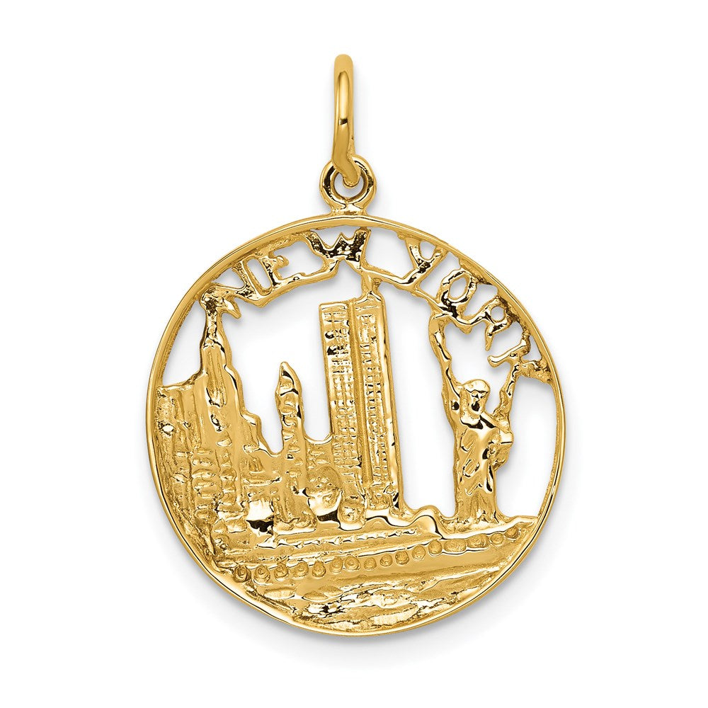 14k NEW YORK Skyline Charm