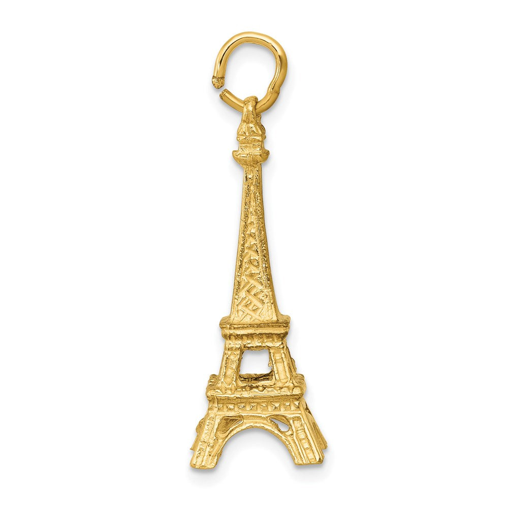 14K 3-D Eiffel Tower Charm