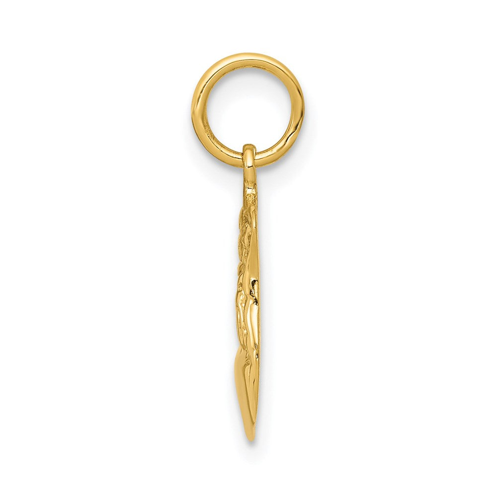 14k POLICE Badge Charm