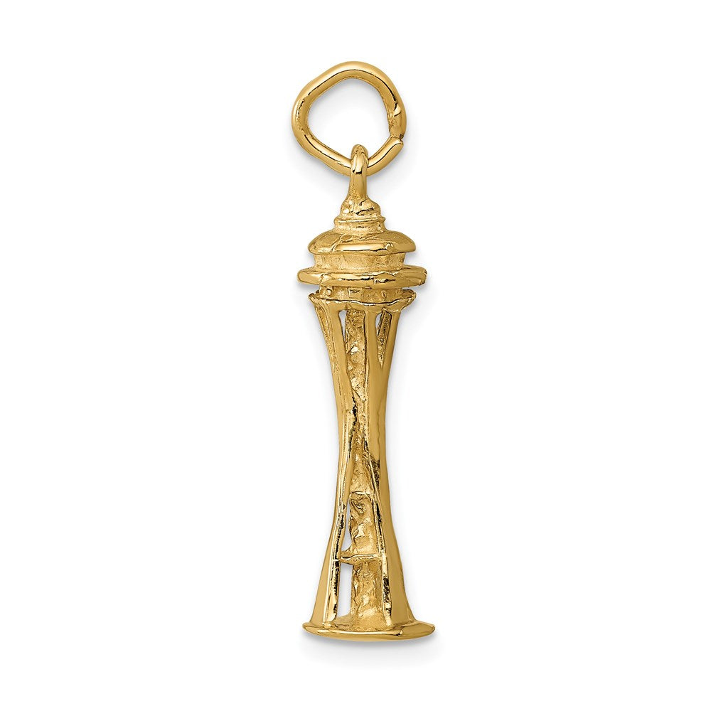 14k 3D Space Needle Charm