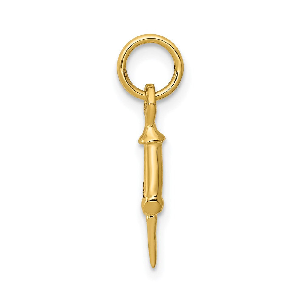 14k Doctors Syringe Charm