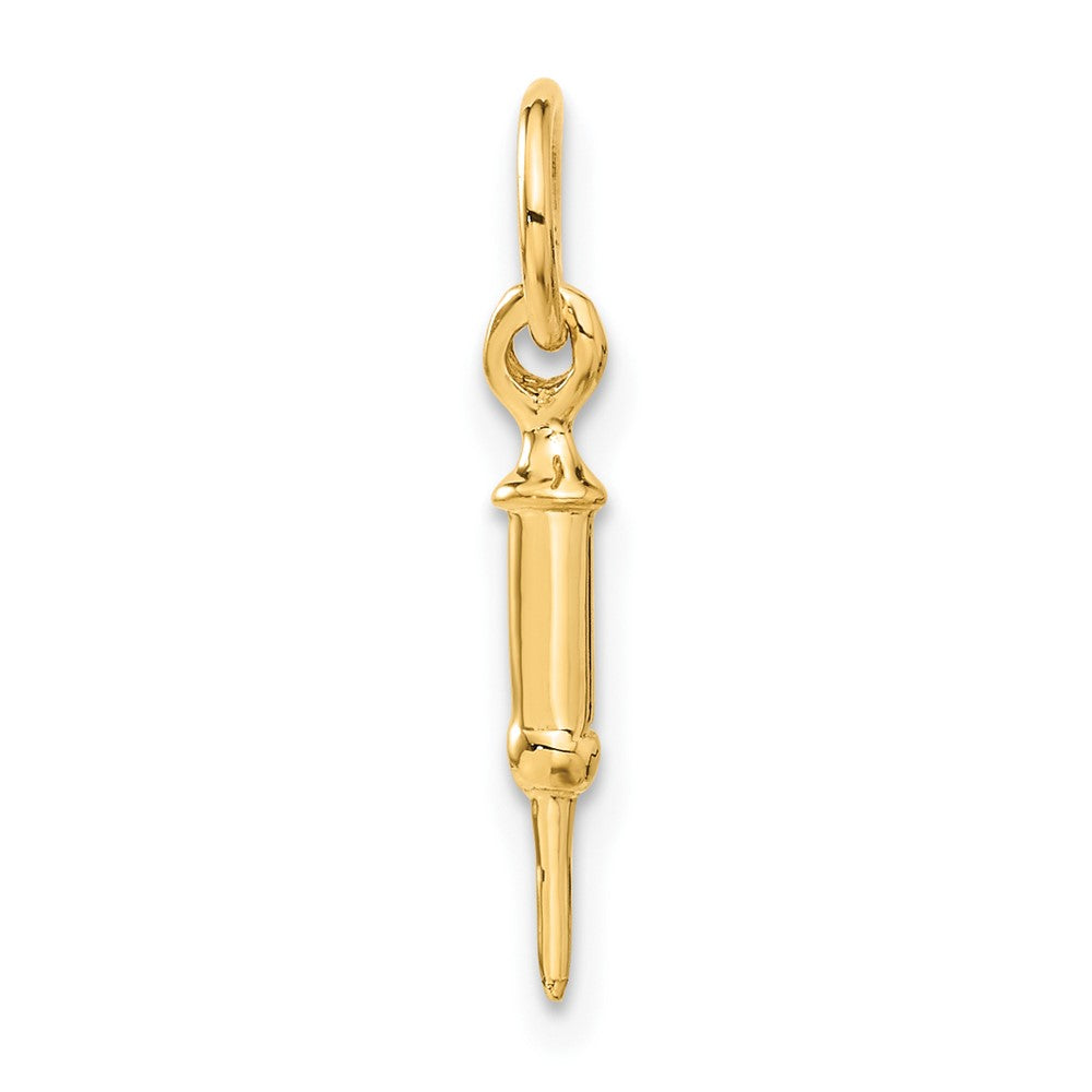 14k Doctors Syringe Charm