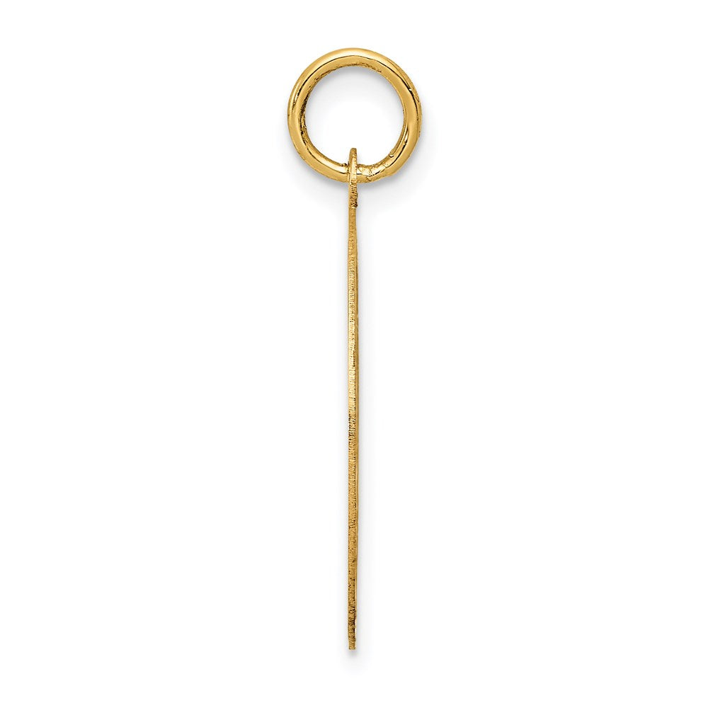 14k MERRY CHRISTMAS Engravable Disc Charm