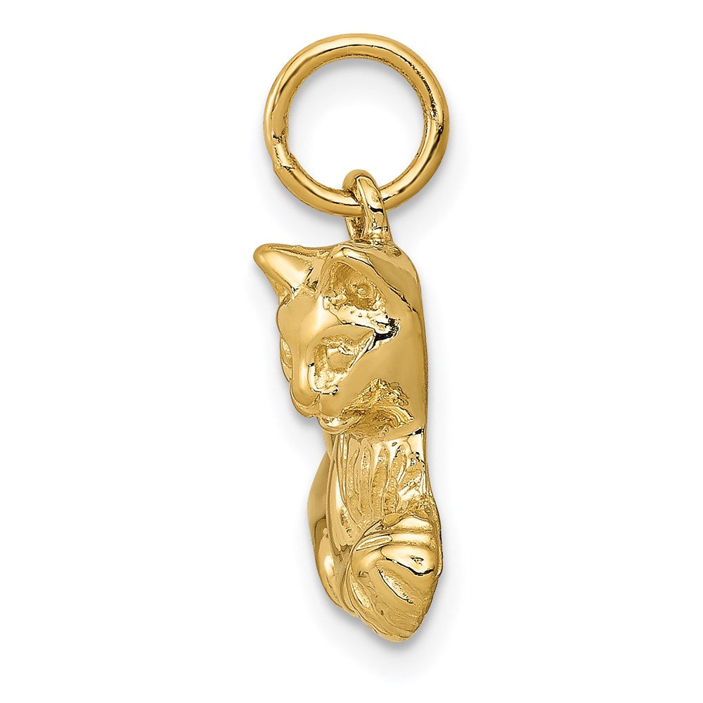 14k Cat Charm