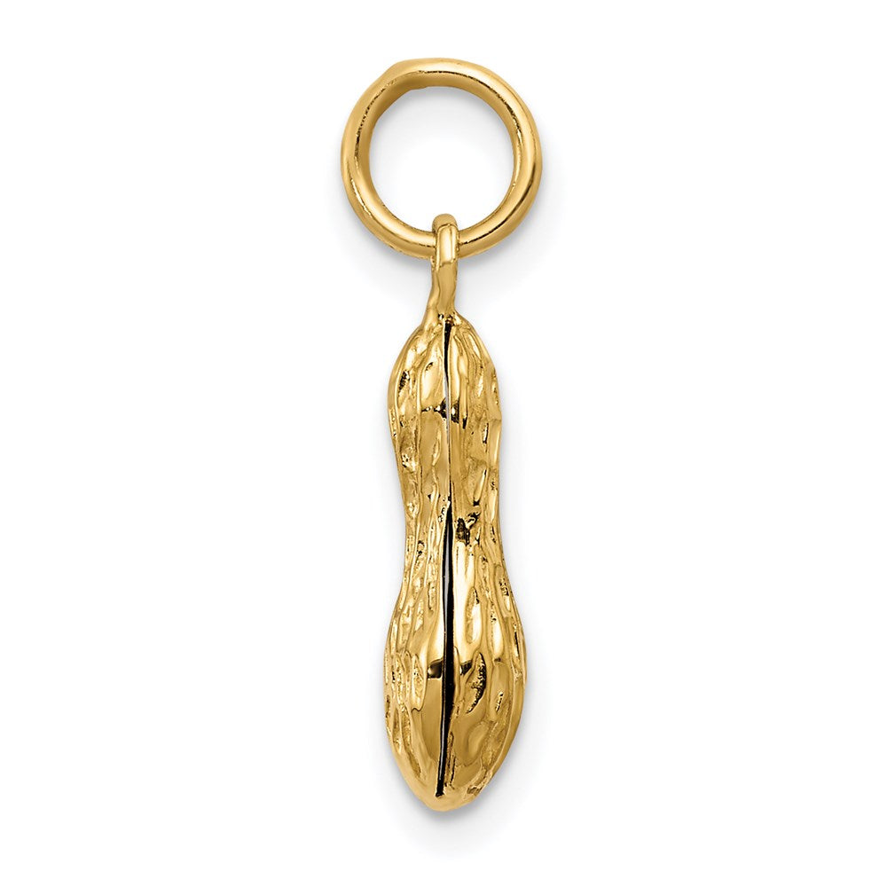 14k 3-D Peanut Charm
