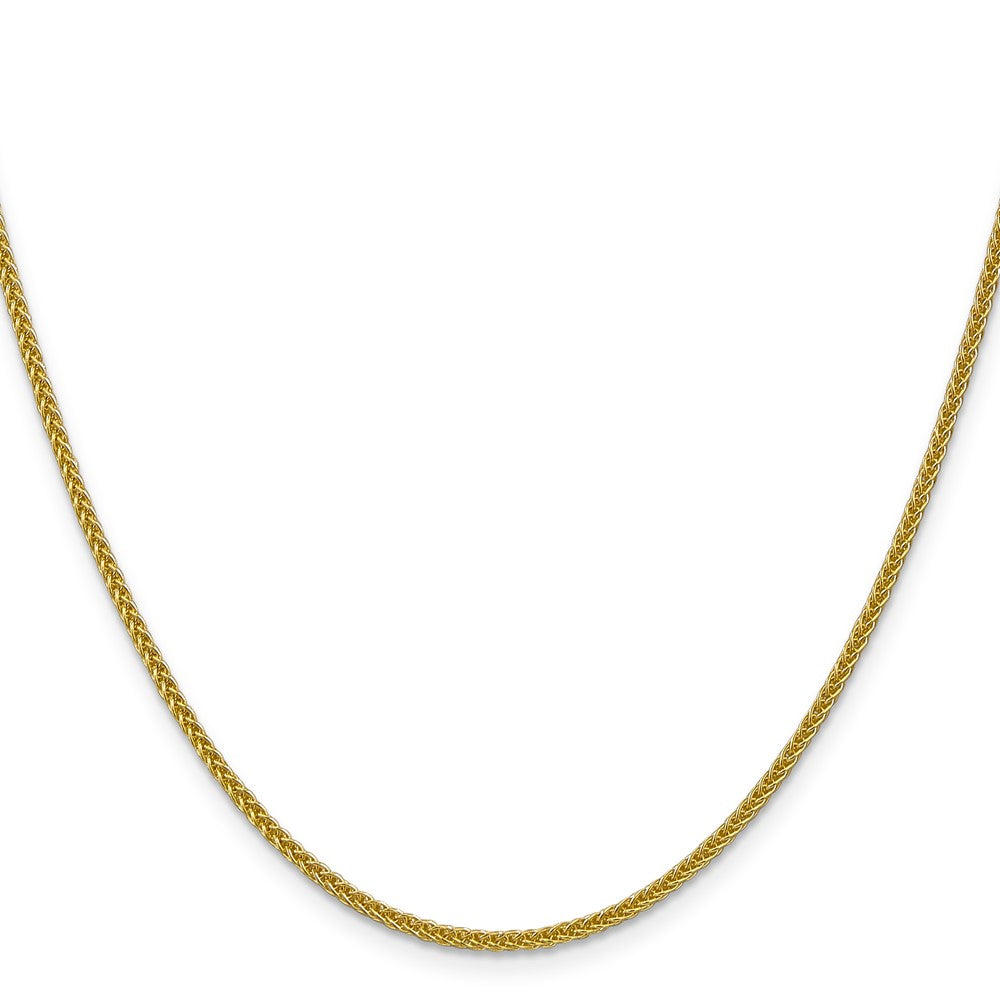 14K Semi-Solid 3-Wire Wheat with Lobster Clasp Chain