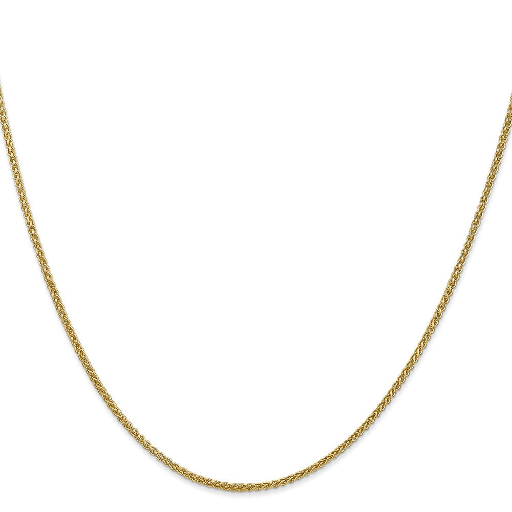 14K Semi-Solid Wheat with Lobster Clasp Chain