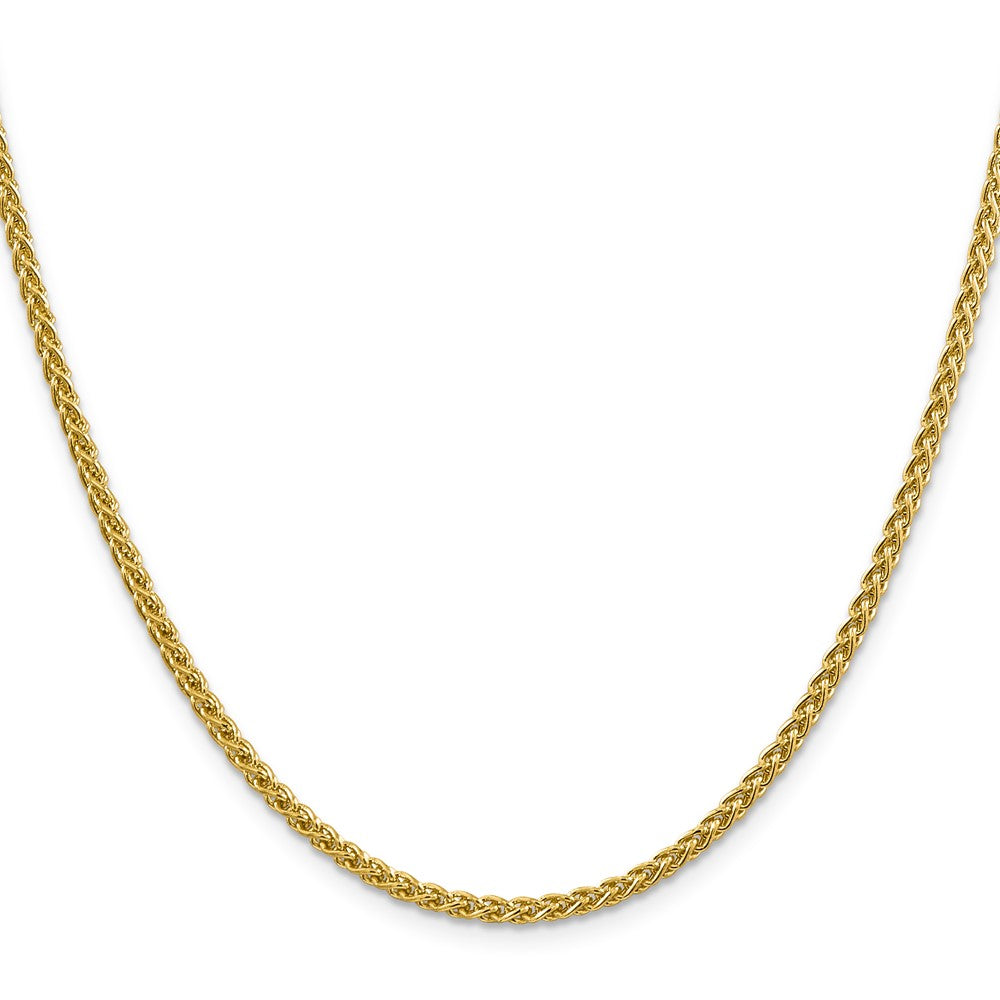 14K Semi-Solid Wheat with Lobster Clasp Chain