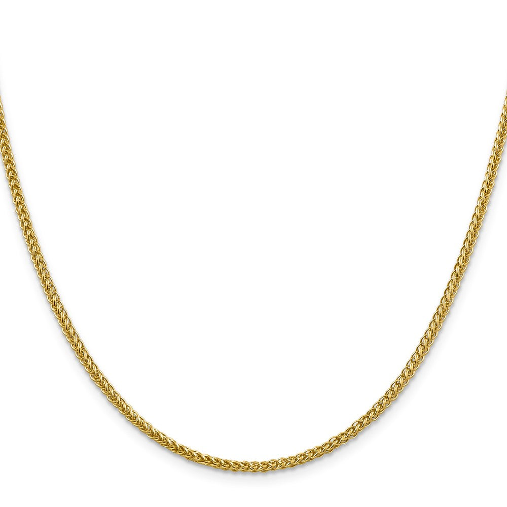 14K Semi-Solid 3-Wire Wheat with Lobster Clasp Chain