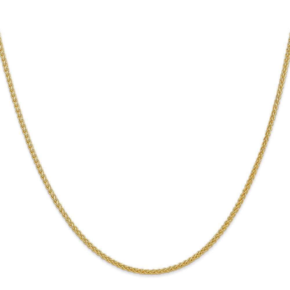 14K Semi-Solid Wheat with Lobster Clasp Chain