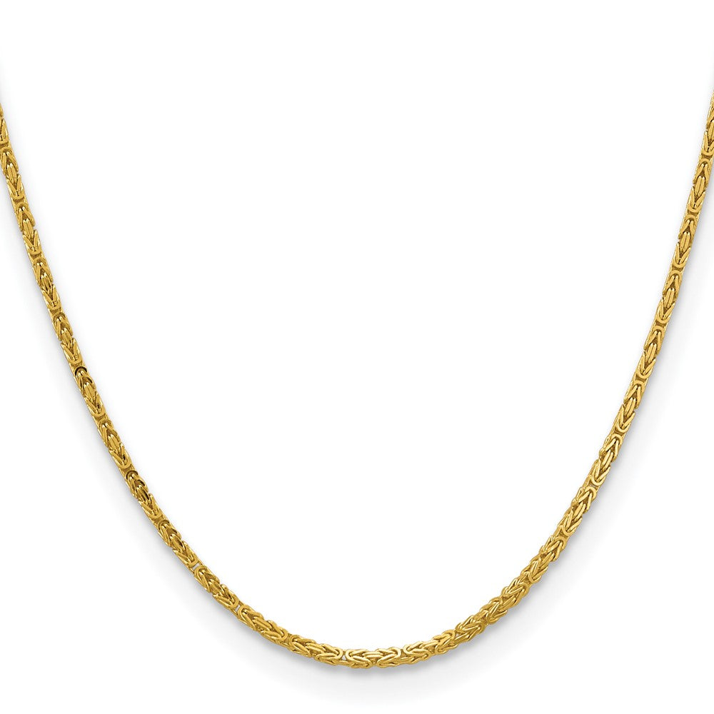 14K Byzantine with Lobster Clasp Chain