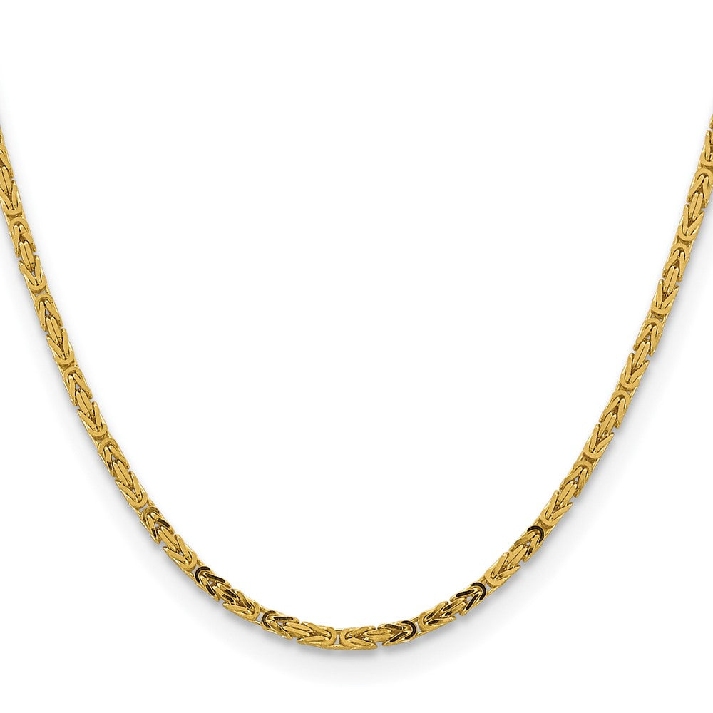 14K Byzantine with Lobster Clasp Chain