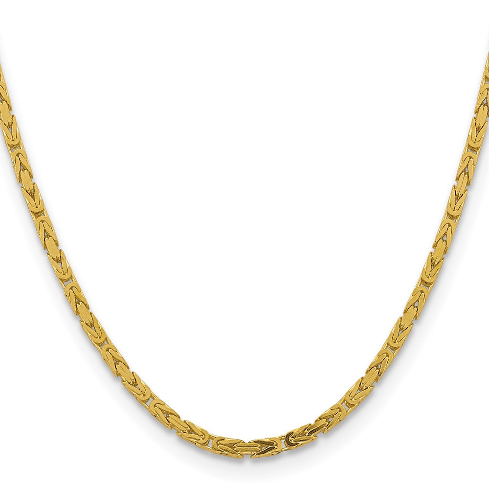 14K Byzantine with Lobster Clasp Chain