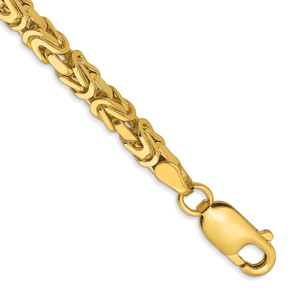 14K Byzantine with Lobster Clasp Bracelet