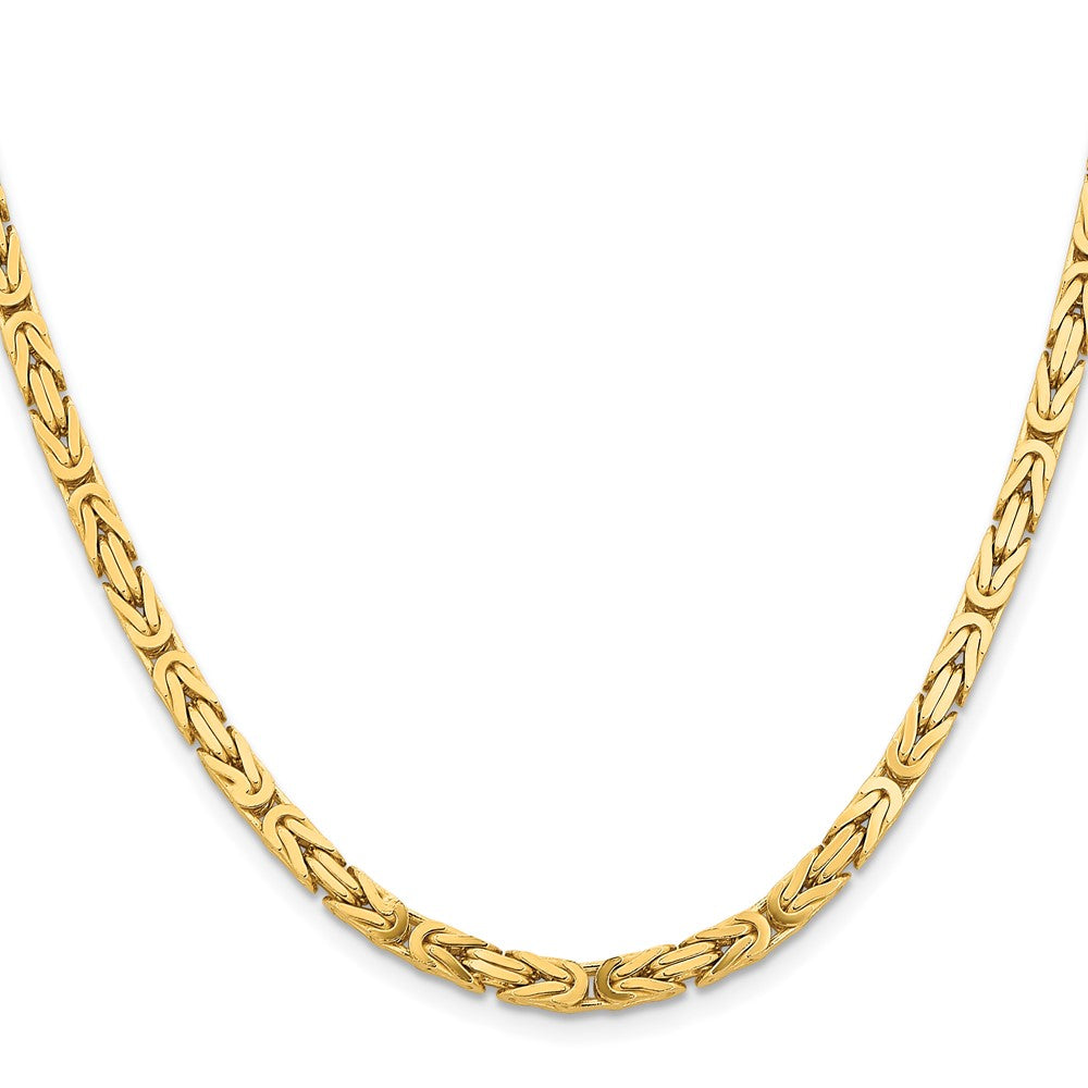 14K Byzantine with Lobster Clasp Chain