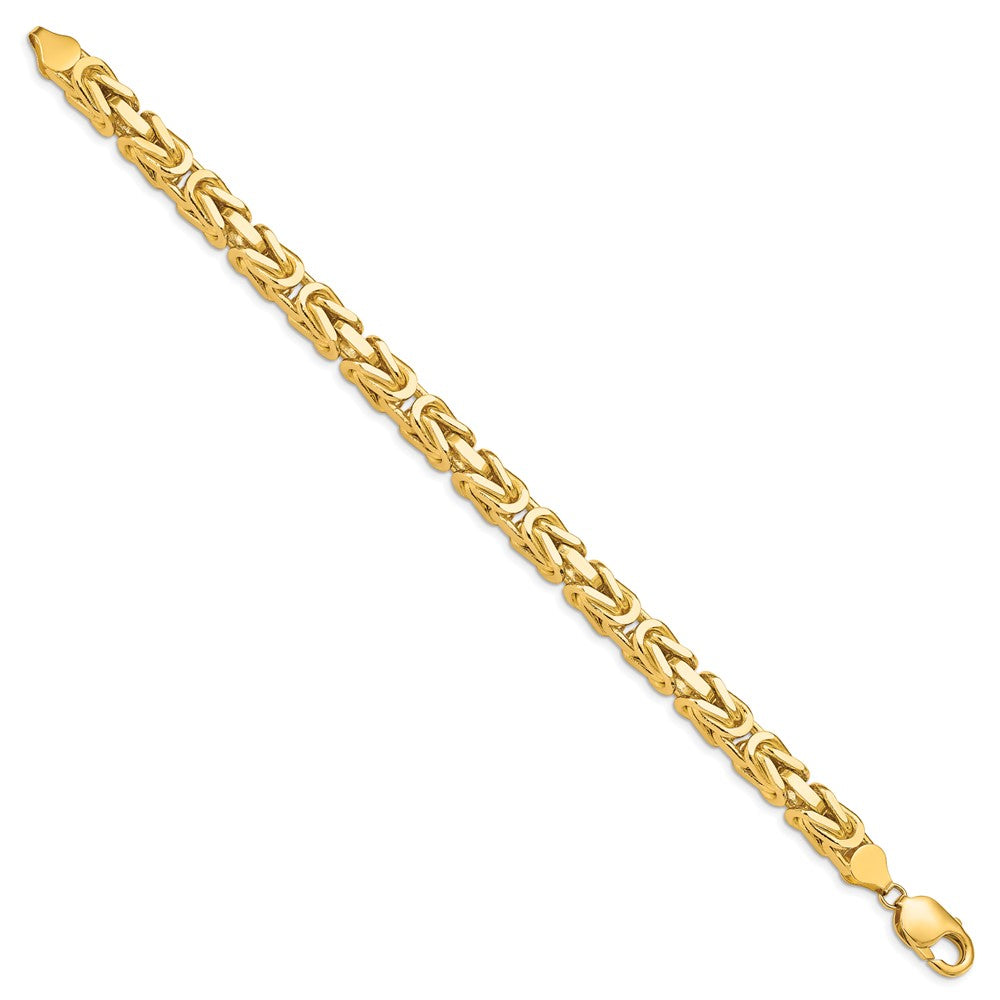 14K Byzantine with Lobster Clasp Bracelet