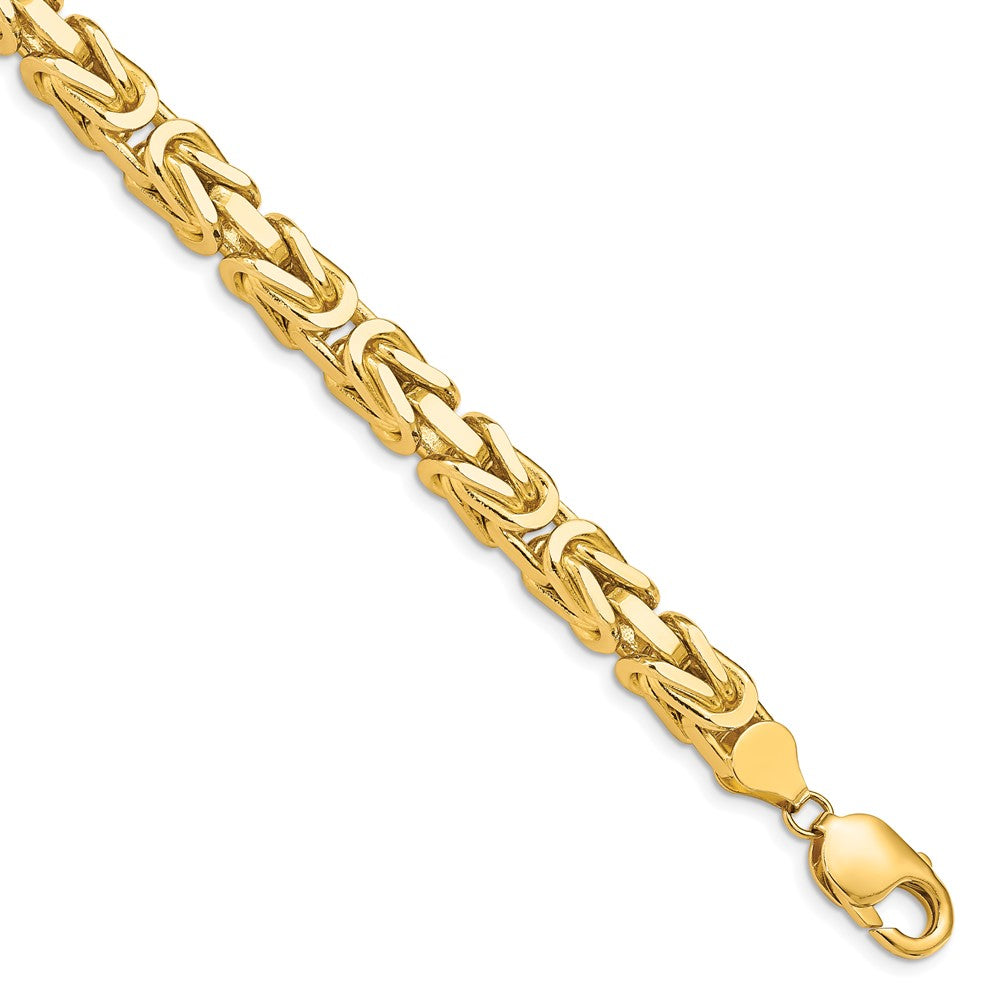 14K Byzantine with Lobster Clasp Bracelet