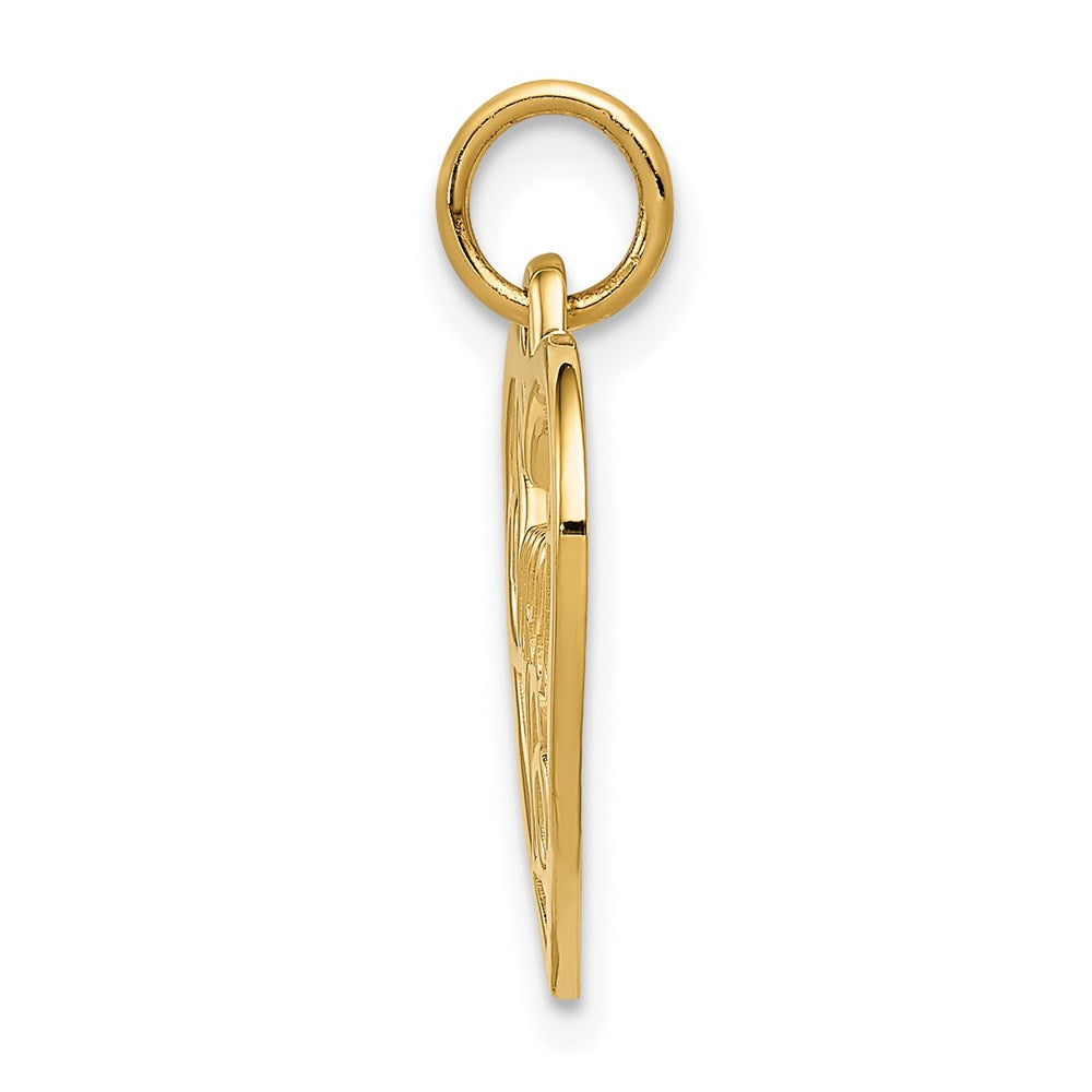 14k SWEET Heart Charm