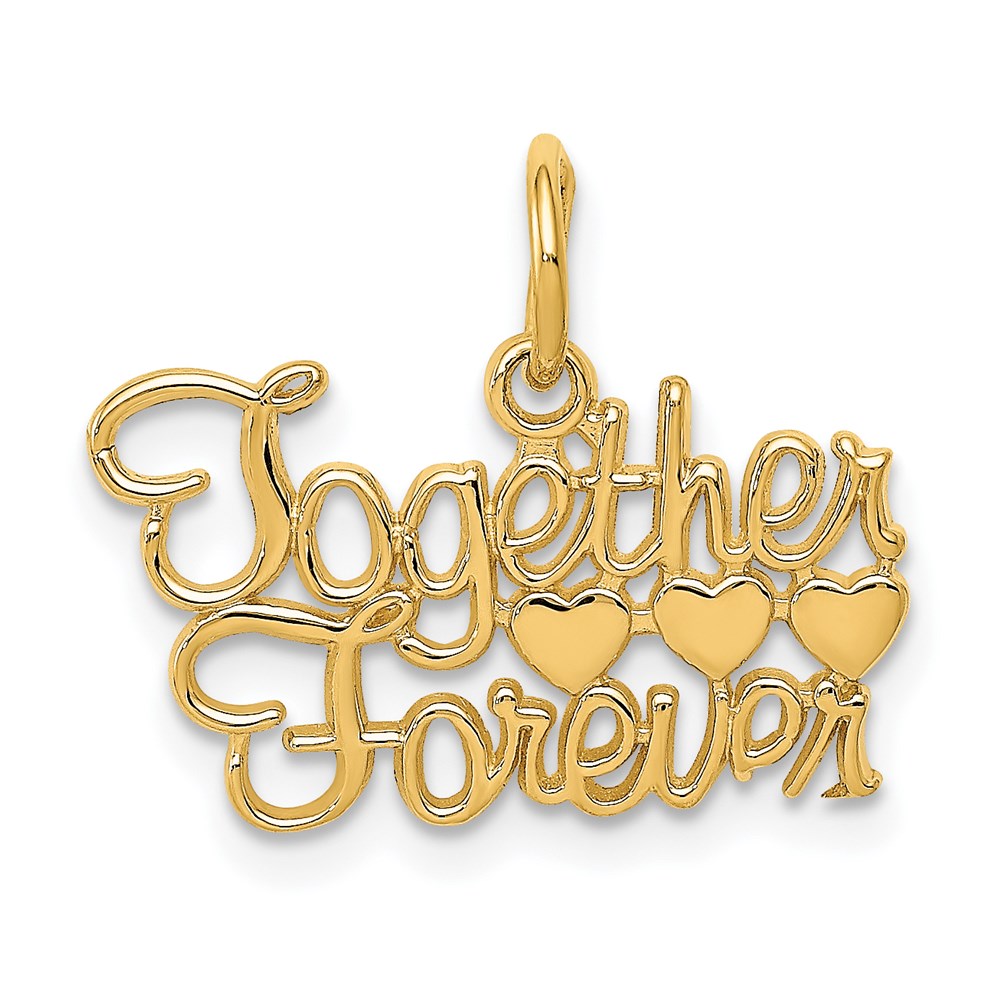 14K TOGETHER FOREVER Charm