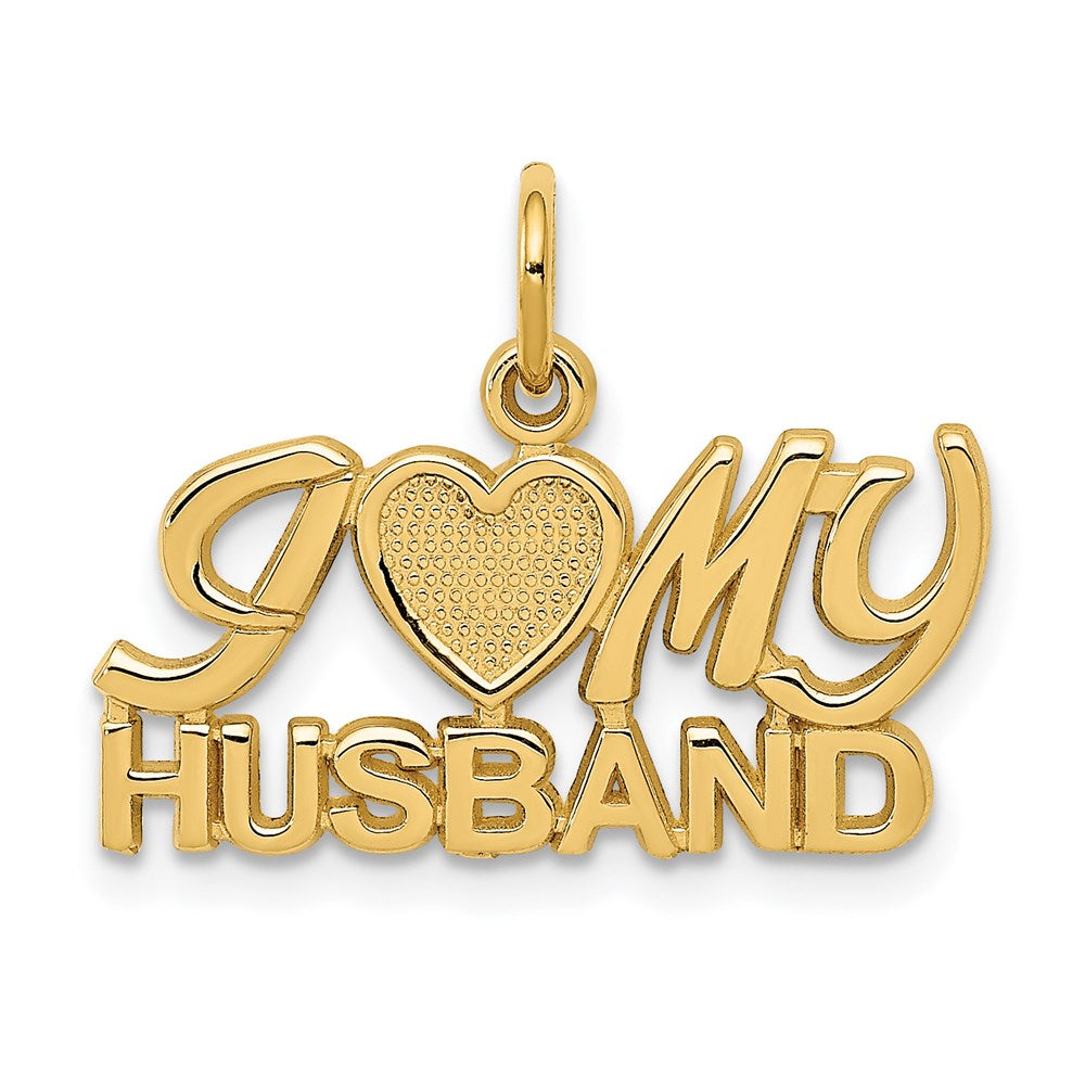 14k I (Heart) MY HUSBAND Charm