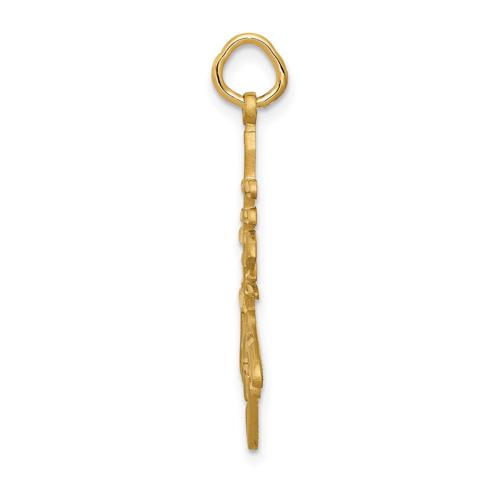 14k Long Life Symbol Charm