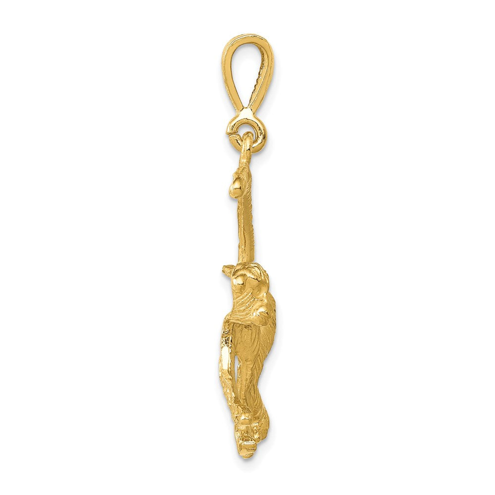 14k Monkey Charm