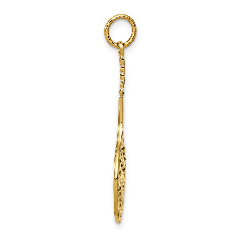 14k Tennis Racquet Charm