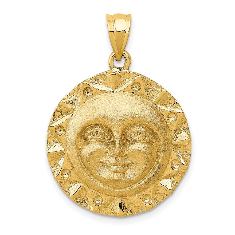 14k Sun Charm