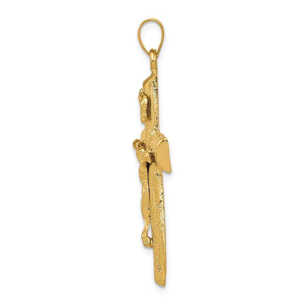 14k Crucifix Tree Charm
