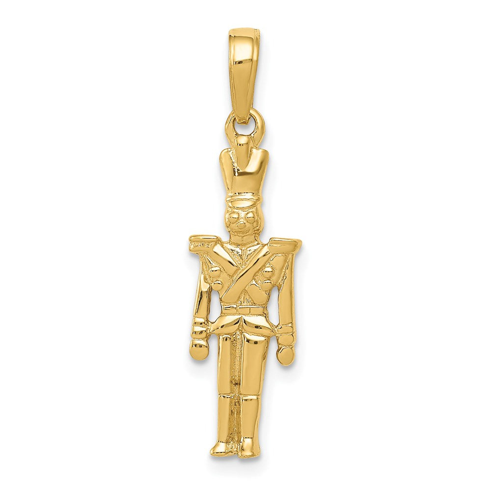 14k Polished 3-D Toy Soldier Pendant