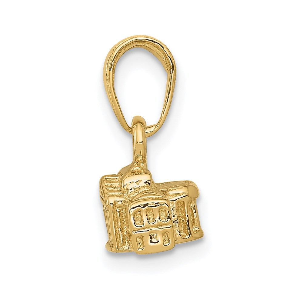 14k 3-D White House Pendant