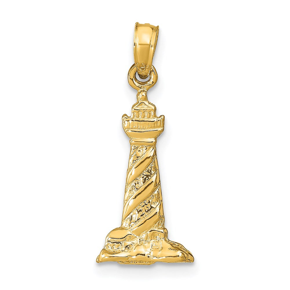 14k 3D St. Augustine Lighthouse Pendant