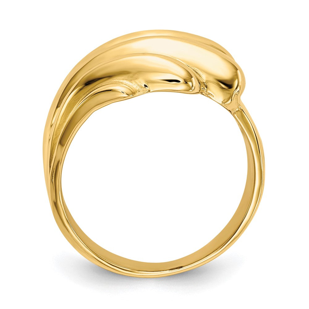 14k High Polished Dome Ring