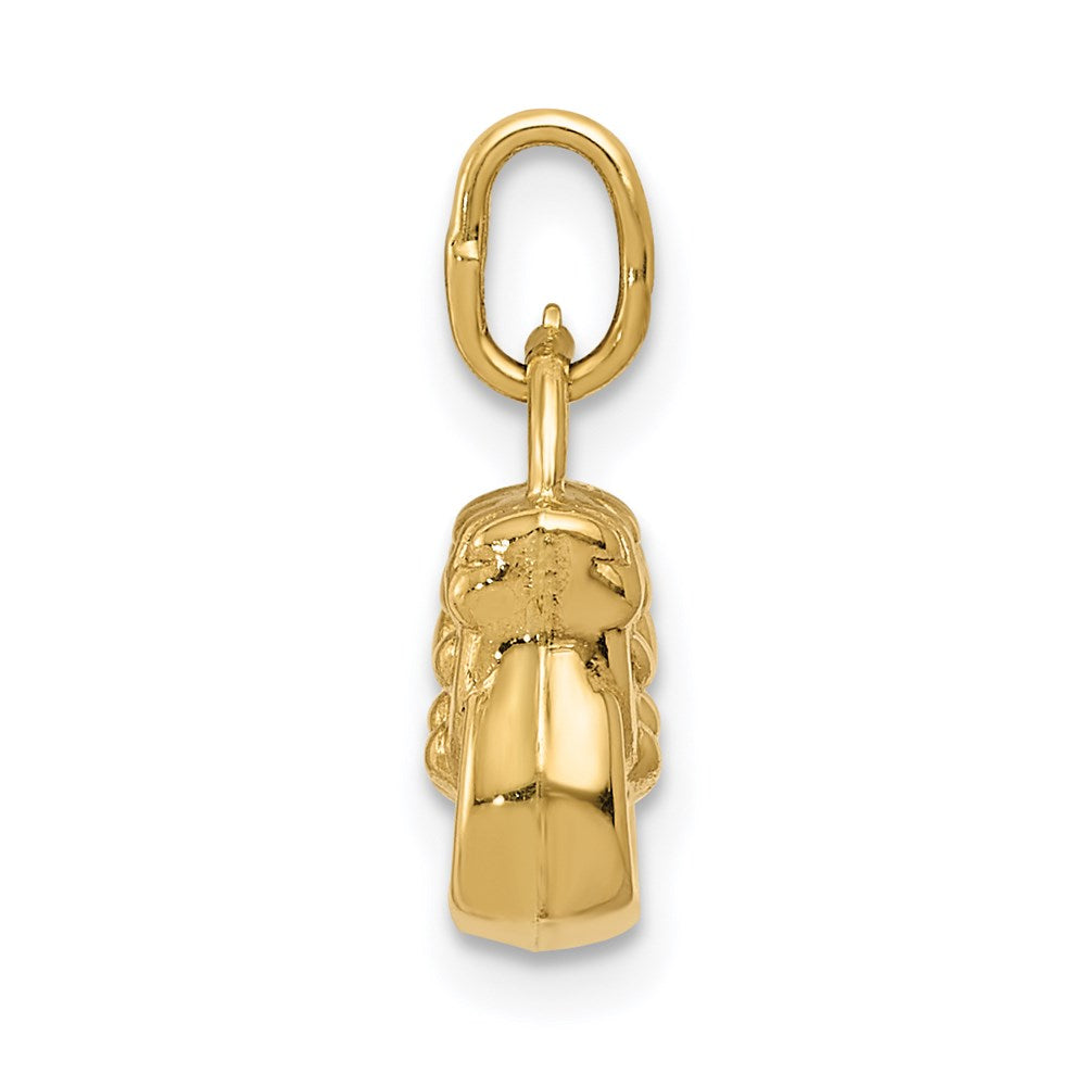 14k 3-D Purse Charm