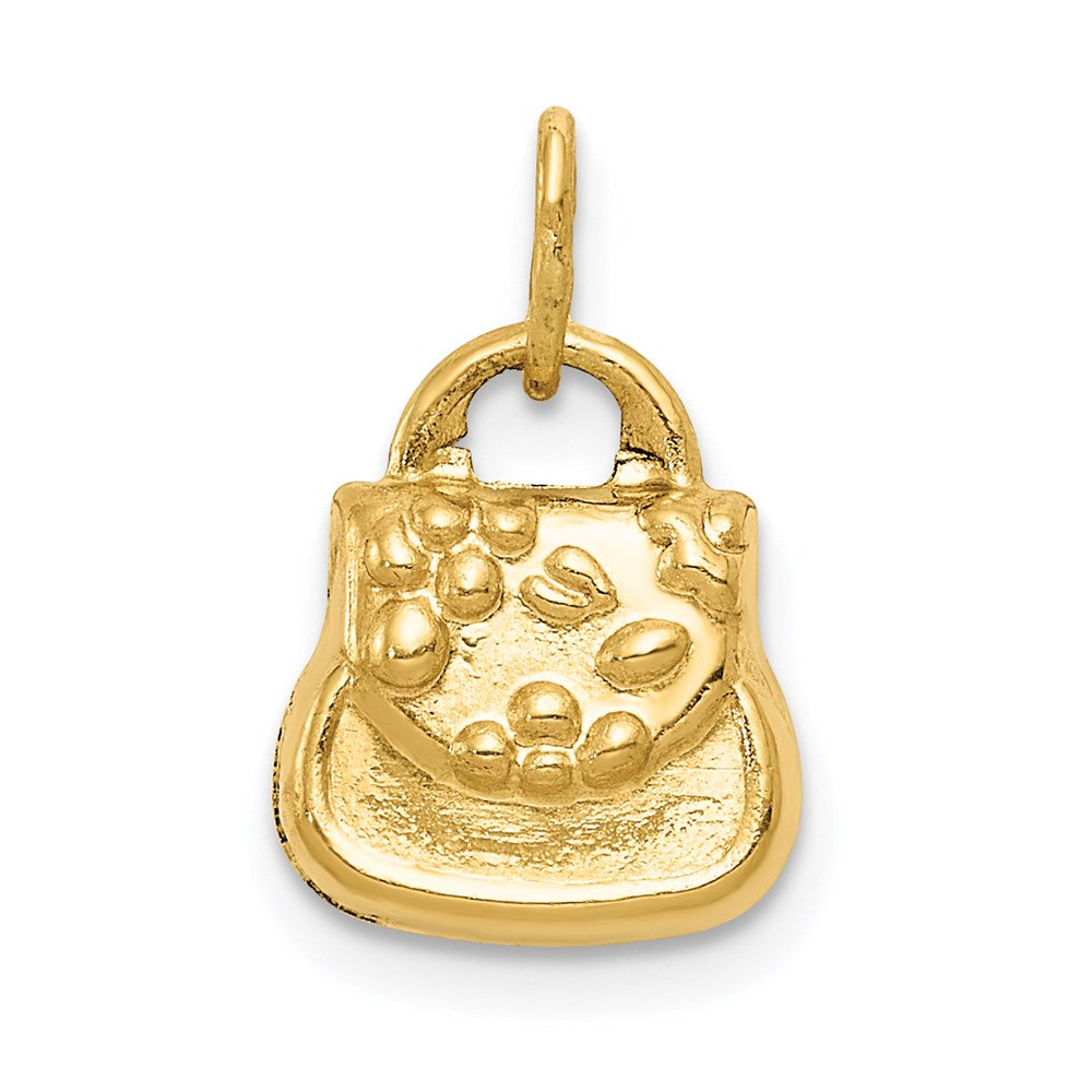 14k 3-D Purse Charm