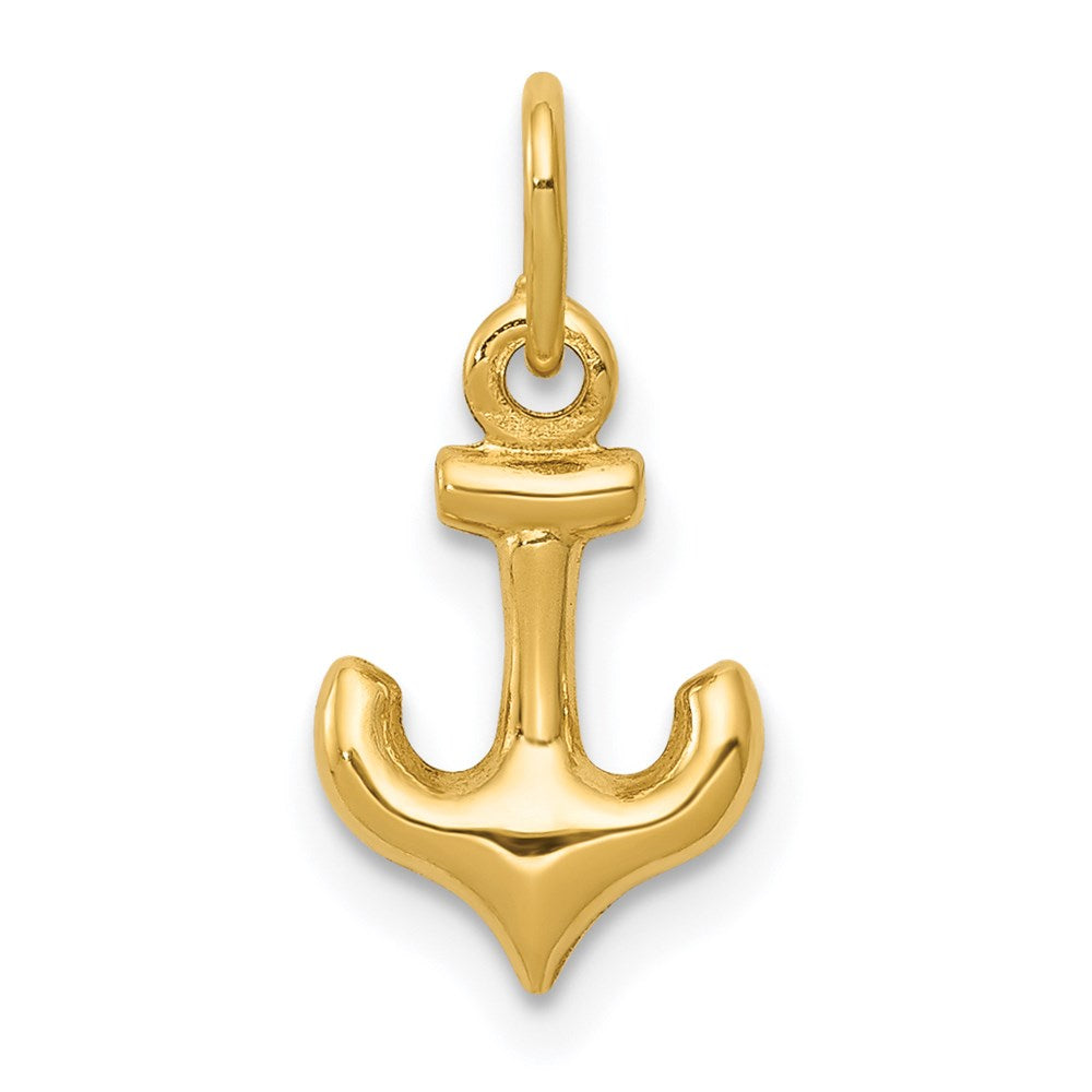 14k Mini Anchor Charm