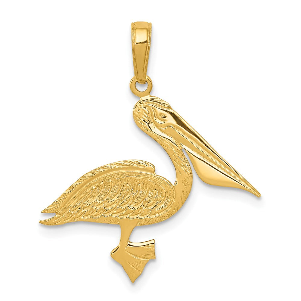 14k Pelican Pendant