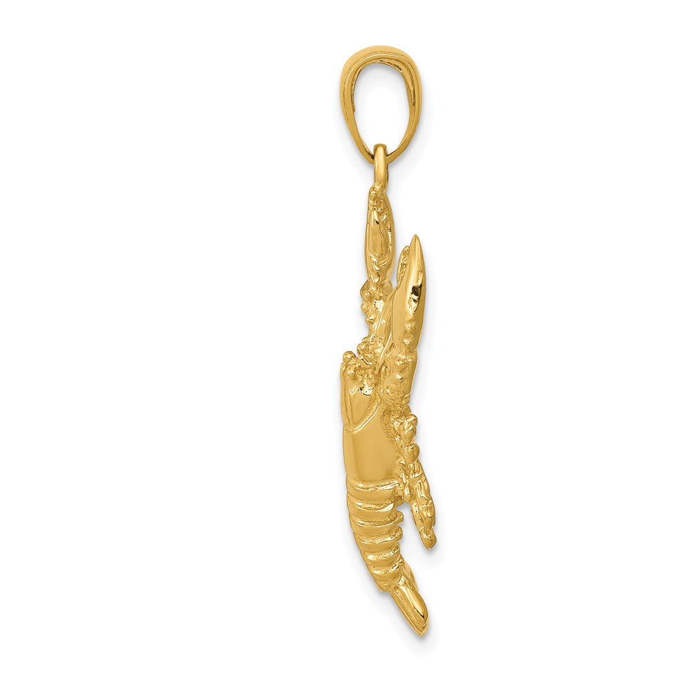 14k Lobster Pendant