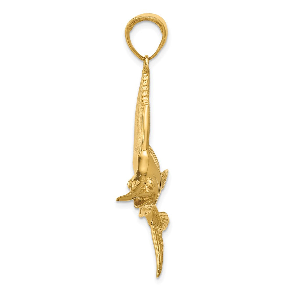 14k Sailfish Pendant